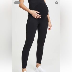EUC BLANQI Maternity Belly Support Leggings MED black